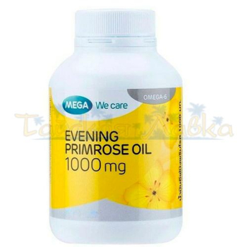 Капсулы Масло Примулы вечерней 1000мг / Mega We Care Evening Primrose Oil 1000 mg